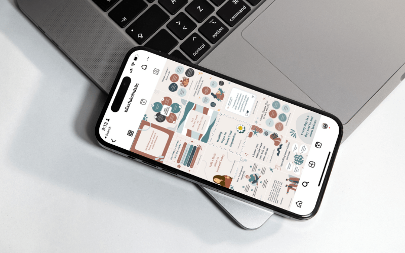 Sample mental health website designed by LMR