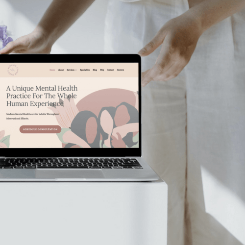 Transformation Counseling website designed by LMR